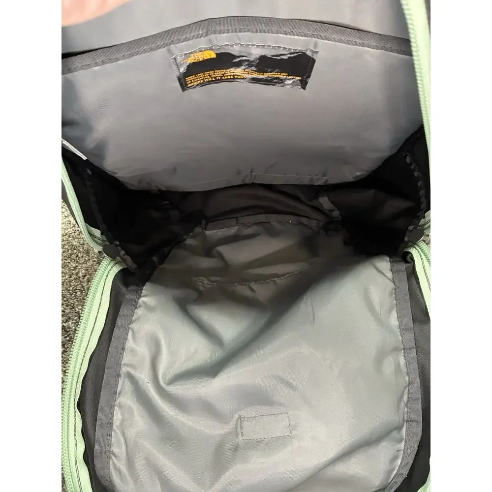 The North Face Jester Backpack Gorpcore Gray Mint Green Laptop Bookbag Travel 27